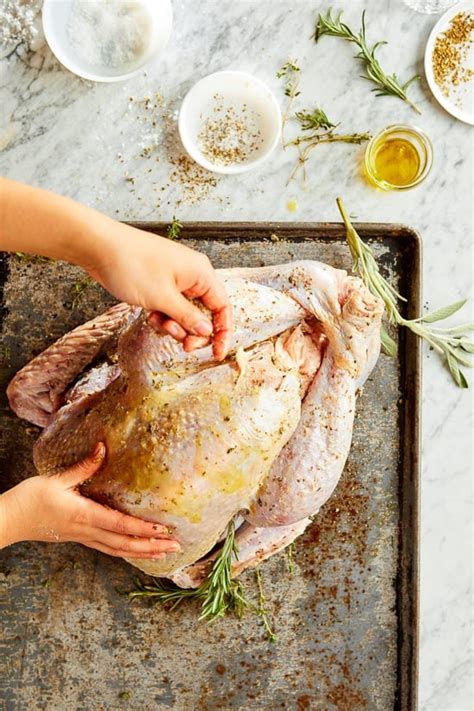 Herb And Salt Rubbed Dry Brine Turkey Recipe Chronicle