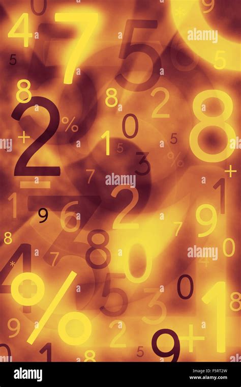 Abstract Numbers Use For Background Or Texture Stock Photo Alamy
