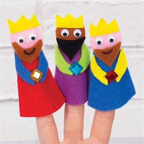 Three Wise Men Finger Puppets Baker Ross Three Wise Men Epiphany