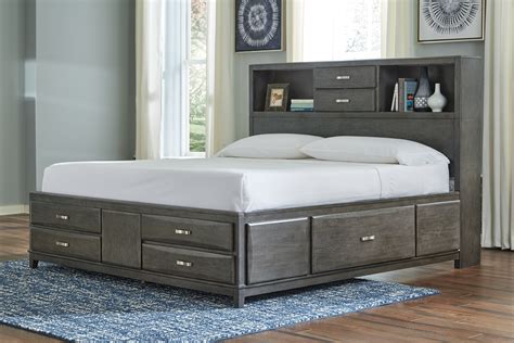 Caitbrook California King Storage Bed With 8 Drawers Furniture Galaxy