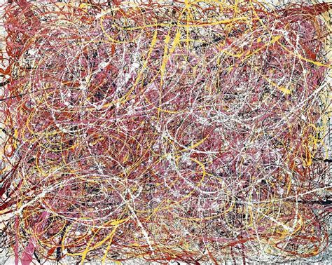 Unknown Jackson Pollock Style Abstract Expressionist