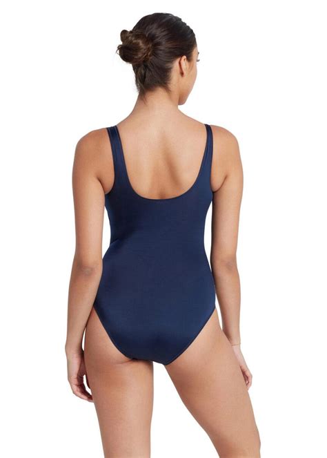 Zoggs Shimmer Scoopback Swimsuit
