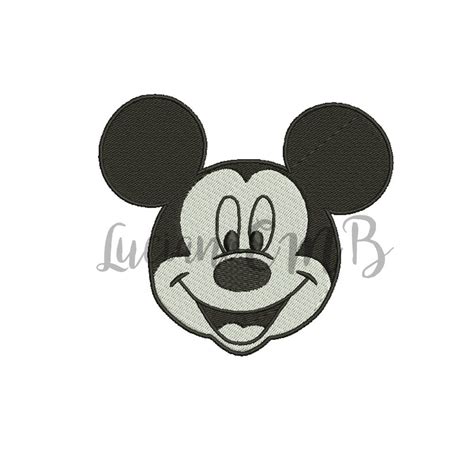 Mickey Mouse Embroidery Design 7 Sizes 8 Formats Design Etsy