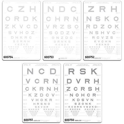 Sloan Letters Low Contrast Chart Medicvision As
