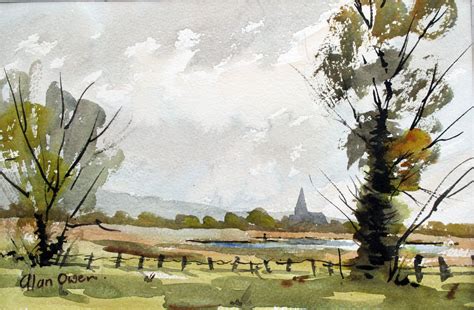 Watercoloring Tips For Beginners And Advanced Watercolor Landscape