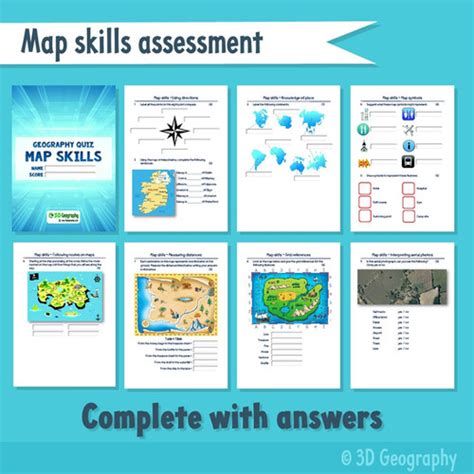 Map Skills Assessment Home