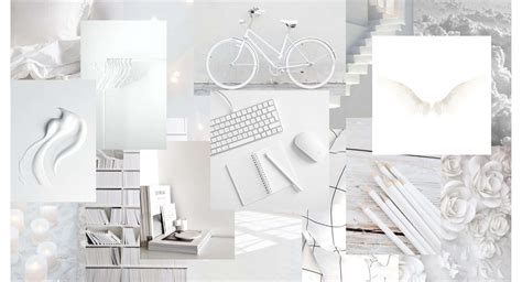 Download Stay Productive With An All White Aesthetic Laptop Wallpaper
