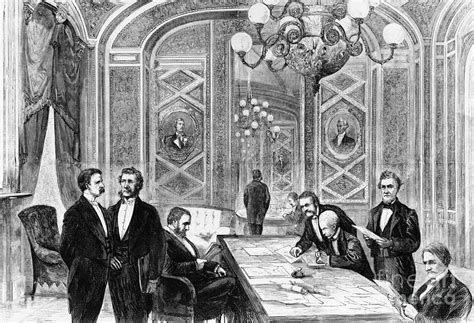 Ulysses Grant And Cabinet By Bettmann