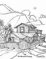 Coloring Beach Cove Newport Conservancy Courtesy Crystal sketch template