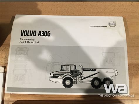 Volvo A30g Rock Truck Parts Catalogues