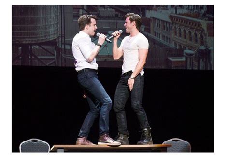 Aaron Tveit And Gavin Creel At Miscast 2016 Aaron Tveit Hot Actors