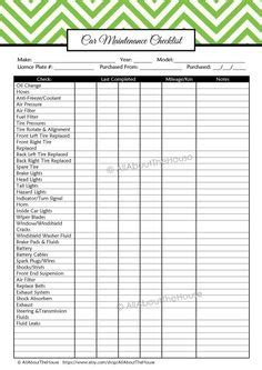 Hgv inspection sheet template is a hgv inspection sheet sample that that give information on document style, format and layout. Daily Vehicle Inspection Checklist Form | Car Maintenance ...