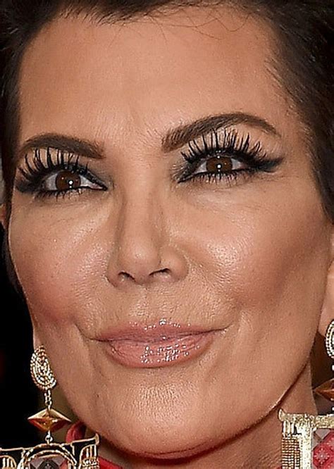 super long lashes on kris jenner at the met gala 2015 kendall jenner makeup jenner makeup