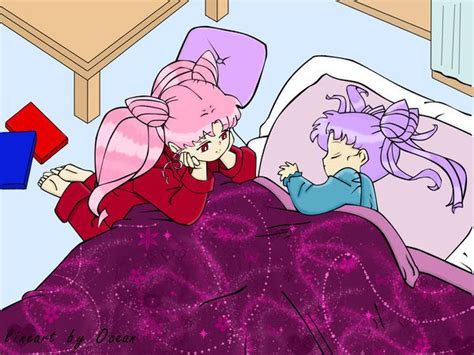 ChibiUsa And Kousagi By Hallow On DeviantArt In Sailor Chibi Moon Sailor Mini Moon