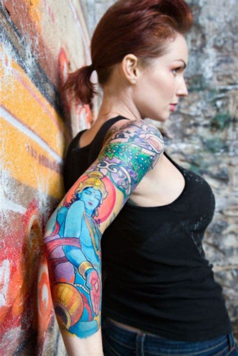 50 Stunning Sleeve Tattoo Inspirations For Women Godfather Style Sleeve Tattoos For Women