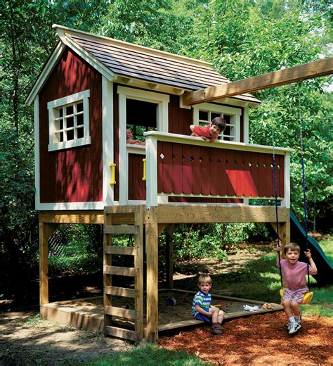 Backyard Playhouse Woodworking Project Woodsmith Plans