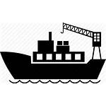 Icon Container Ship Shipping Cargo Clipart Icons