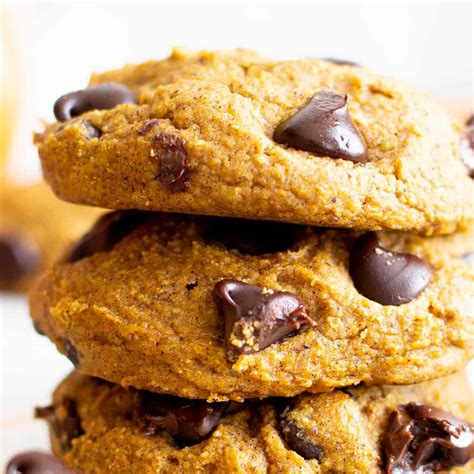 I think with more sugar they would've been way too sweet. Gluten Free Vegan Pumpkin Chocolate Chip Cookies (Healthy ...