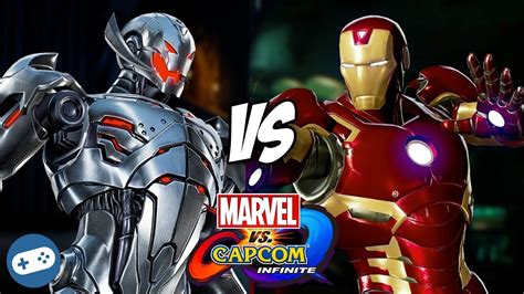 Ultron Vs Iron Man Marvel Vs Capcom Infinite Gameplay Youtube