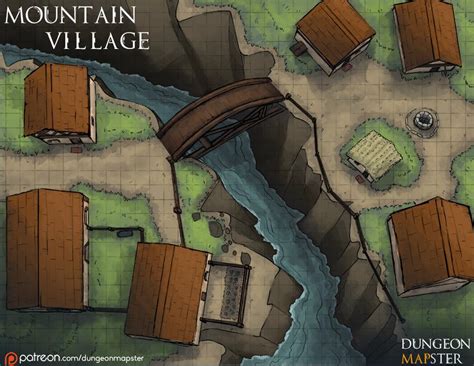 Mountain Village R Battlemaps