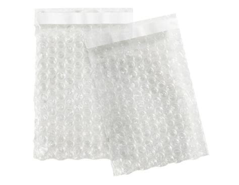25 Pack 6 X 85 Clear Self Sealing Bubble Pouches Cushioning Shipping