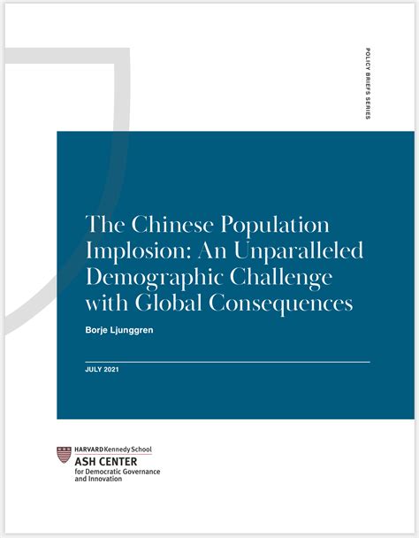 The Chinese Population Implosion An Unparalleled Demographic Challenge