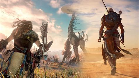 Assassins Creed Origins Vs Horizon Zero Dawn Comparison Youtube