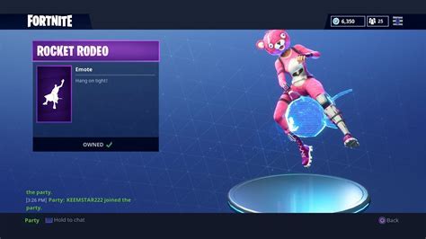 Buying New Fortnite Emotes New Rocket Rodeo Emote Is Crazy Youtube