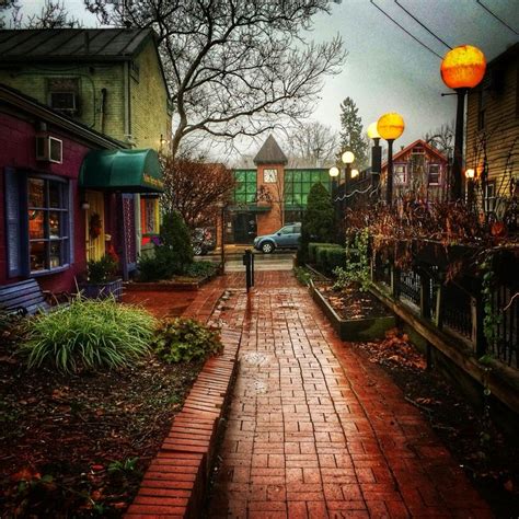 Rainy Afternoon In Yellow Springs Ohio Yellow Springs Ohio Yellow