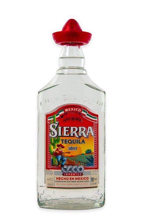 Bottle Of Sierra Tequila Editorial Photo Image Of Spirit 127849981