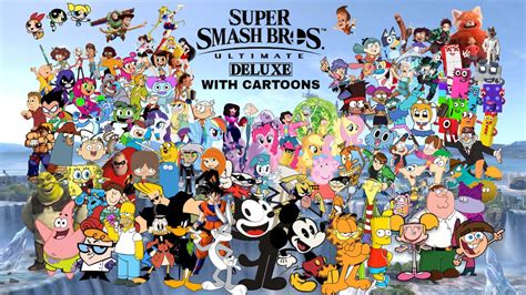 Super Smash Bros Ultimate Deluxe With Cartoons By Michaelfan2013 On