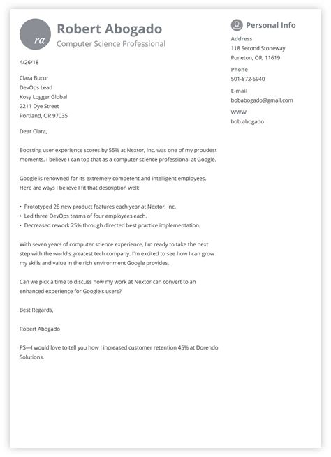 13 What Goes In A Cover Letter For A Resume Cover Letter Example