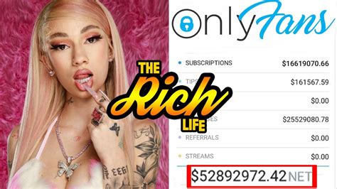 Bhad Bhabie Earned 50 Million On OnlyFans The Rich Life YouTube