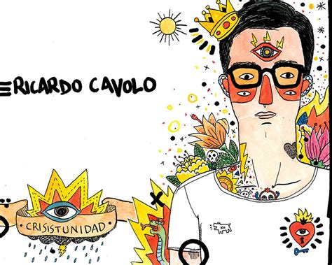 Ricardo Cavolo Retrato Ilustrado Acuarela • Marroiak™