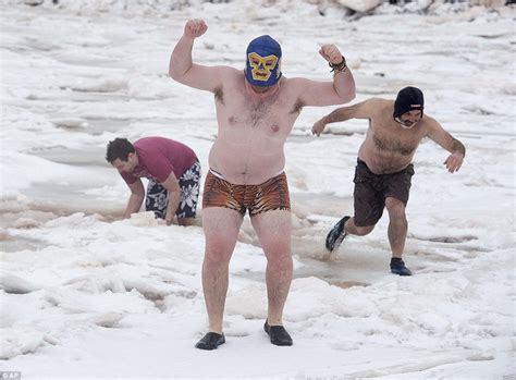 Coney Island Polar Bear Plunge Sees Thousands Jump Into Icy Waters For