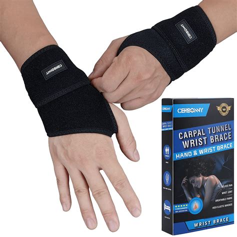 Buy Breathable Sport Wrist Brace Adjustable Wrist Compression Wrap For