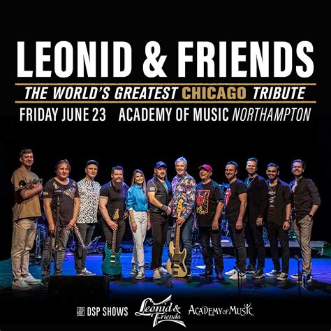 Leonid And Friends The Worlds Greatest Chicago Tribute Tickets At