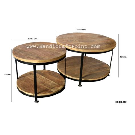 43 Industrial Wood Coffee Table Round