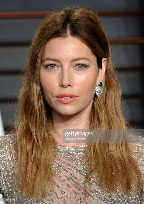 Jessica Biel Attends The Vanity Fair Oscar Party Hosted By Celebrity Hairstyles