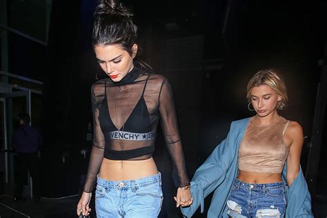 Kendall Jenner And Hailey Baldwin Basically Swapped Styles Elle Canada