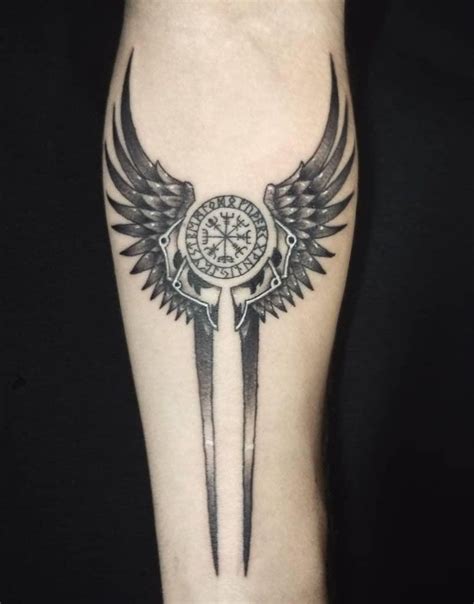 30 Pretty Valkyrie Wings Tattoos For Your Inspiration Style Vp
