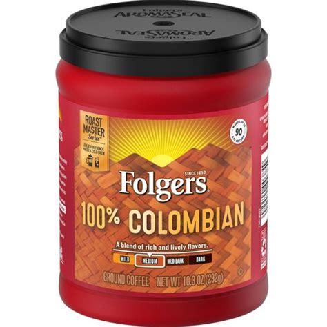 Colombian hot chocolate often includes cinnamon, cloves and vanilla. Folgers 100% Colombian Medium Dark Roast Ground Coffee - 10.3oz : Target