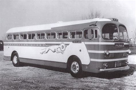 Greyhound Lines Chicago Japanese Vintage Bus City Greyhound Bus