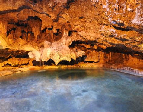 Beautiful Cave Pool In Alaska Stock Image Image Of Water Pool