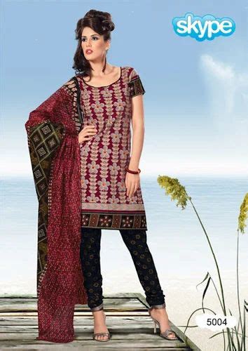 Unstitched Cotton Suit At Rs 255 Piece Jetpur ID 4739239662