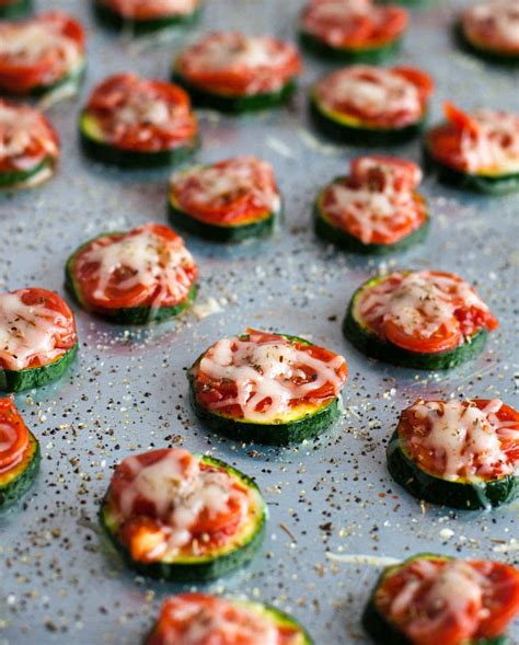 Fast food restaurant attempts to lure in more customers with healthy options are often huge failures. Zucchini Pizza Bites - Feasting not Fasting