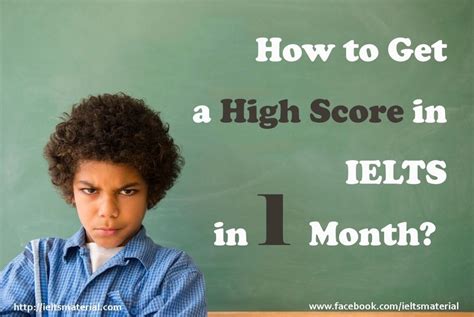 How To Get A High Score In IELTS In One Month