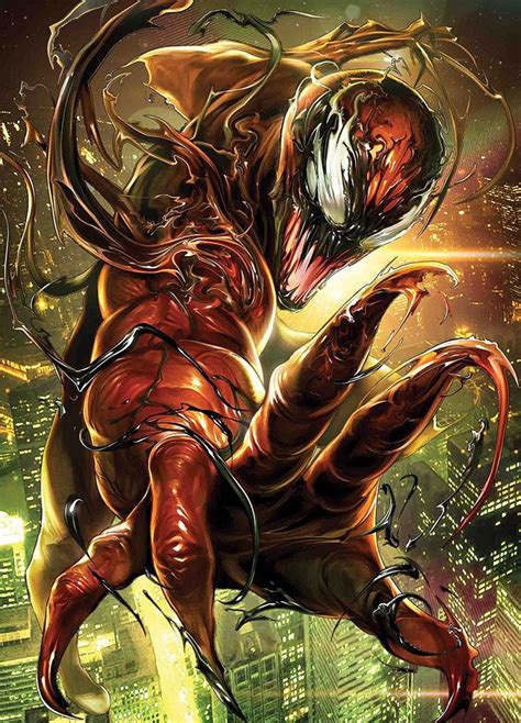 Venom 14 Battle Lines Variant Cover Carnage By Maxx Lim Venom