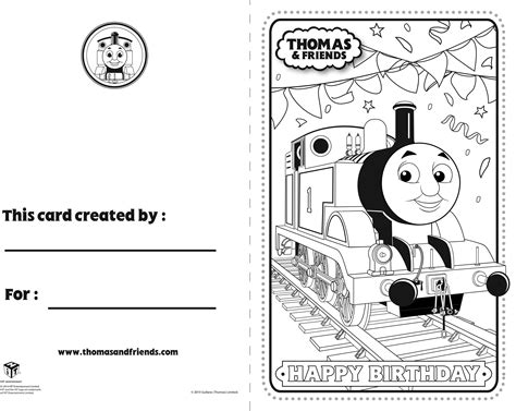 Thomas The Train Birthday Cards Free Printables Printable Templates