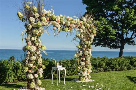 Wedding Ceremony Ideas Flower Covered Wedding Arch